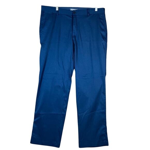 Nike Golf Mens Pants Blue Dri Fit Tour Performance Straight Stretch 36x30 - Picture 1 of 11